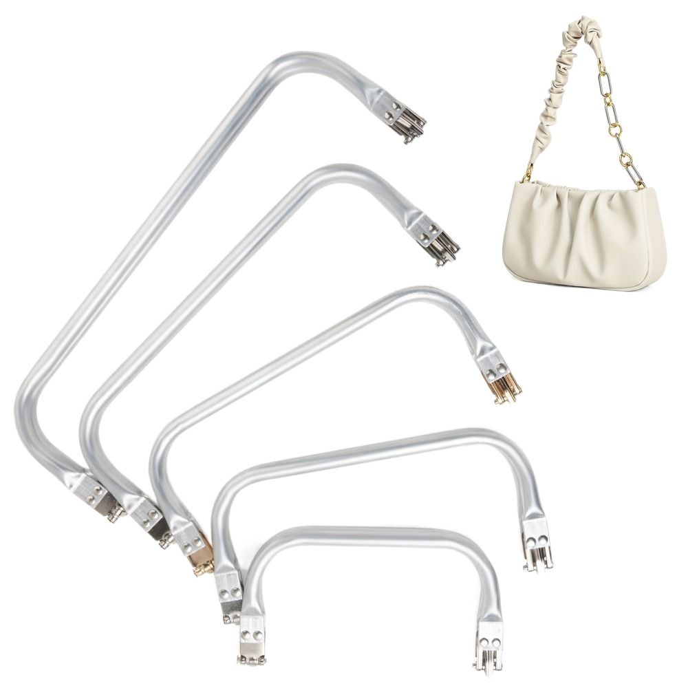 Luxury Bags With Silver Hardware - スクエアハンドバッグアクセサリーDIYバッグバッグハードウェアバッグパーツシルバーメタルパースフレームクロージャークラッチパースクラスプキスクラスプ