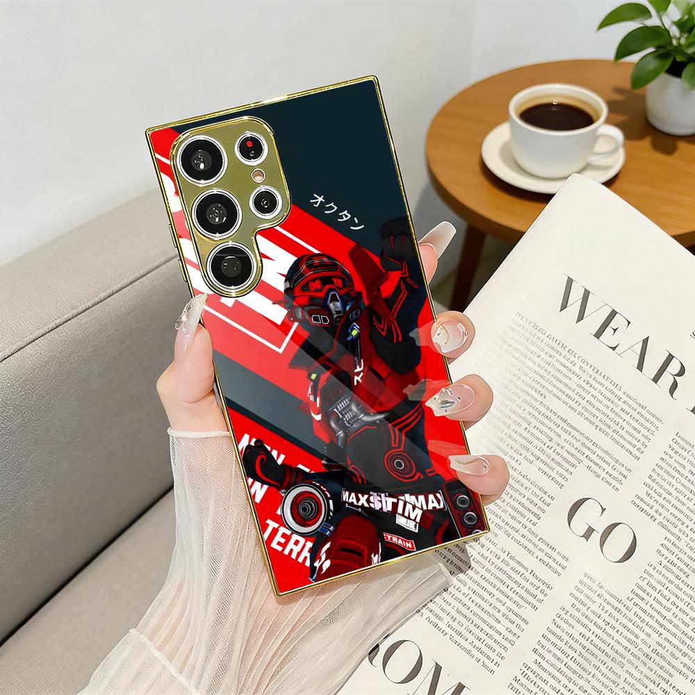 Luxury Bags Video - ビデオゲーム A-Apex Legends スマホケース 高級電気メッキメタルフレームケース Samsung