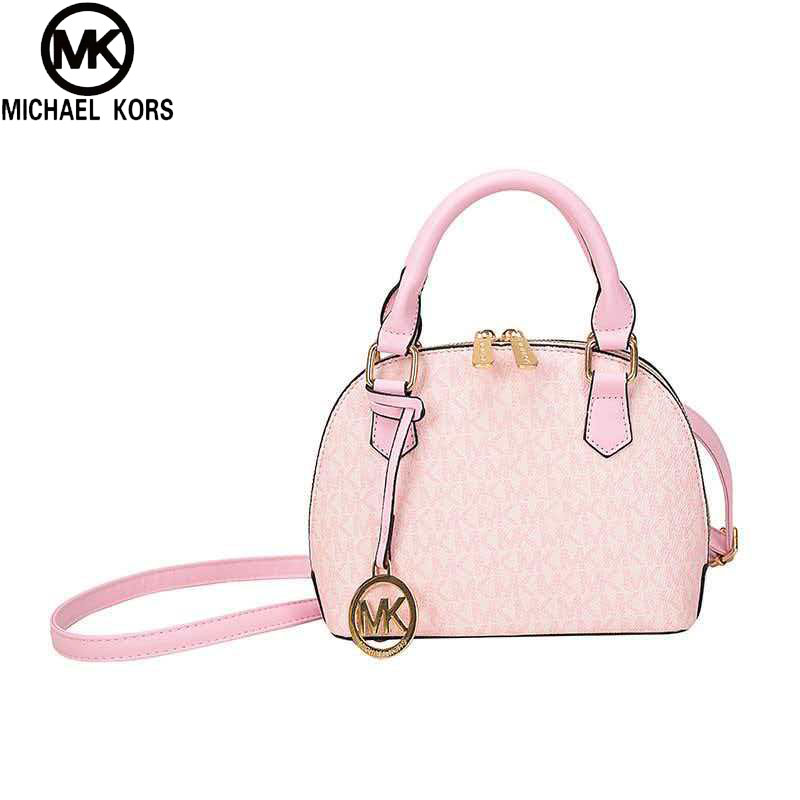 Luxury Bags Michael Kors - マイケルコース オレ ジェットセット トラベル ミニ PVCプリント
