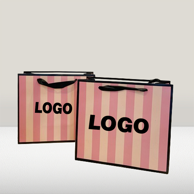 Luxury Bags Brand Names - 高級化粧品包装紙バッグ,パーソナライズされたロゴ,ブランド名のロゴ,ジュエリーギフト,5個