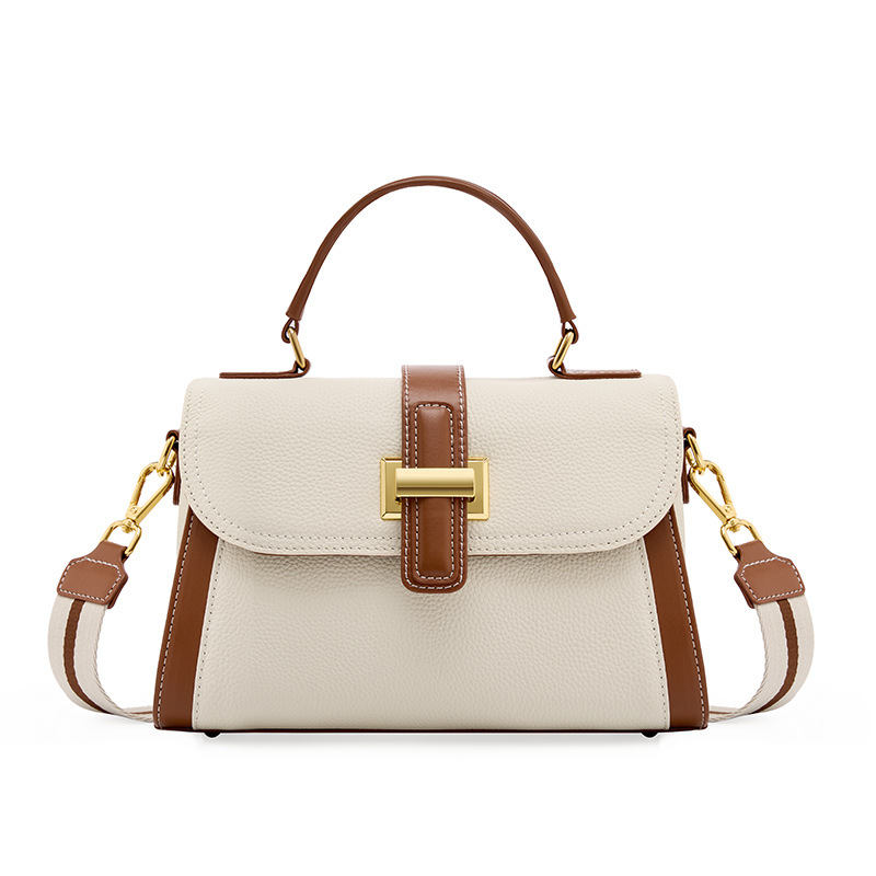 Luxury Bags In Sale - 2026 女性ホット販売本革クロスボディバッグ女性ニッチ高級デザイナーショルダーバッグ女性牛革多用途ハンドバッグ