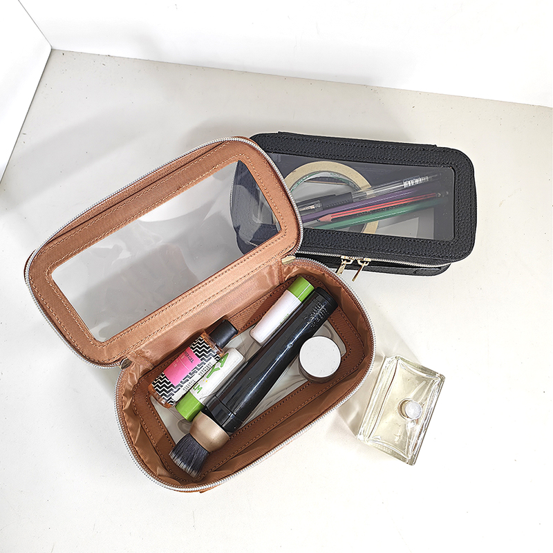 高級トラベルポータブルコスメティックバッグ　カスタムネームP - Luxury Ziploc Bags のレビューと価格