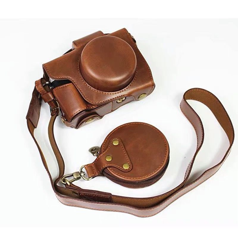 カメラ保護ケース,ストラップ付きPUレザーケース,オリンパス - Luxury Bags Video のレビューと価格