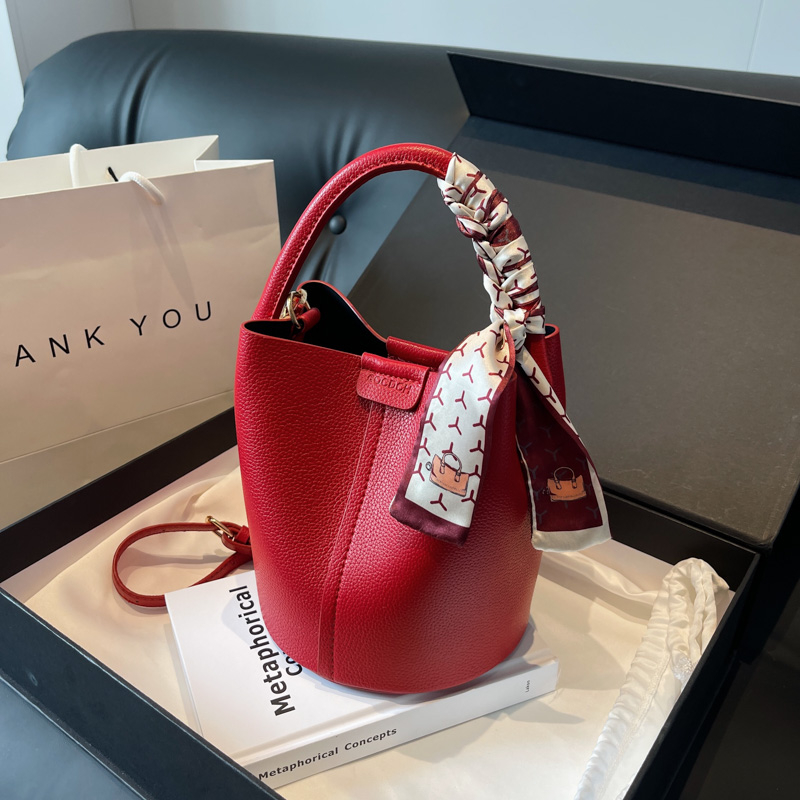 レディースPUバケットショルダーバッグ,ラグジュアリー,多用 - Luxury Bags In Sale のレビューと価格