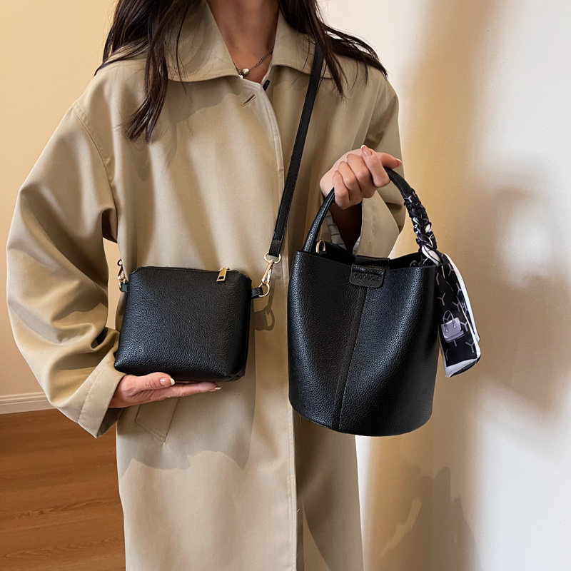 レディースPUバケットショルダーバッグ,ラグジュアリー,多用 - Luxury Bags In Sale のレビューと価格