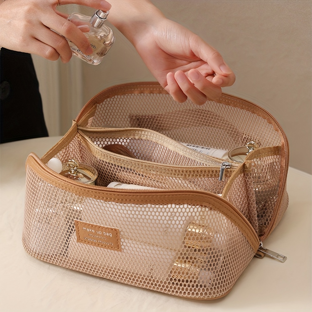女性用メイクアップオーガナイザー、トイレタリーキットバッグ、 - Luxury Ziploc Bags のレビューと価格