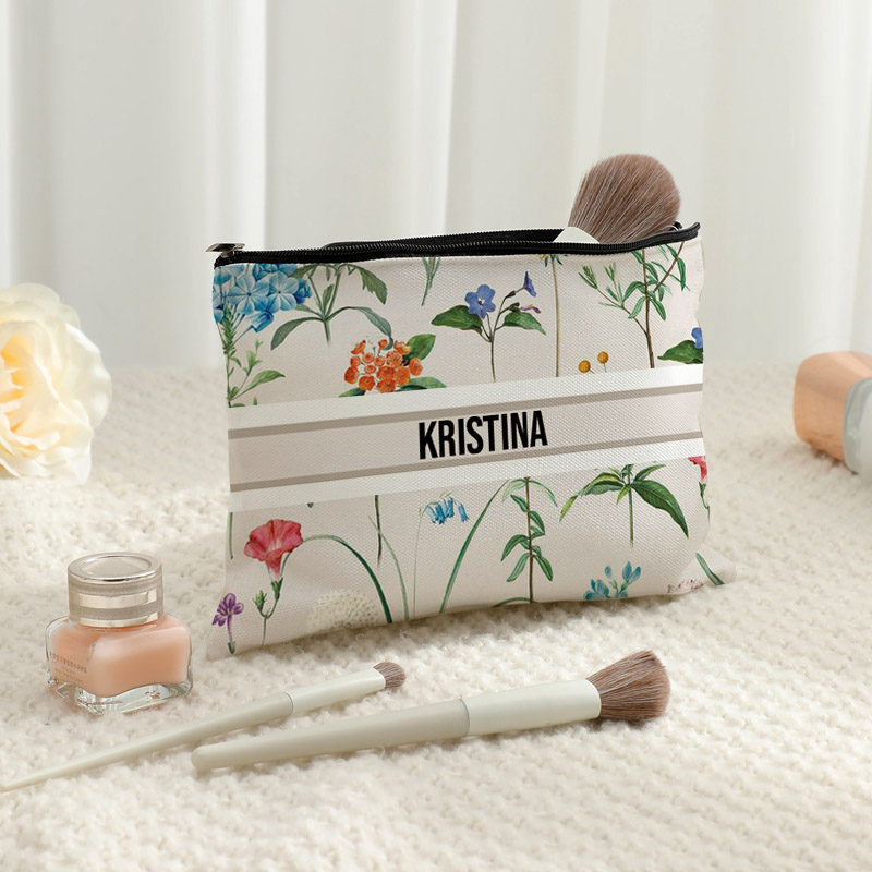 カスタム名ヴィンテージメイクアップバッグブライドメイドギフト - Luxury Bags Brand Names のレビューと価格