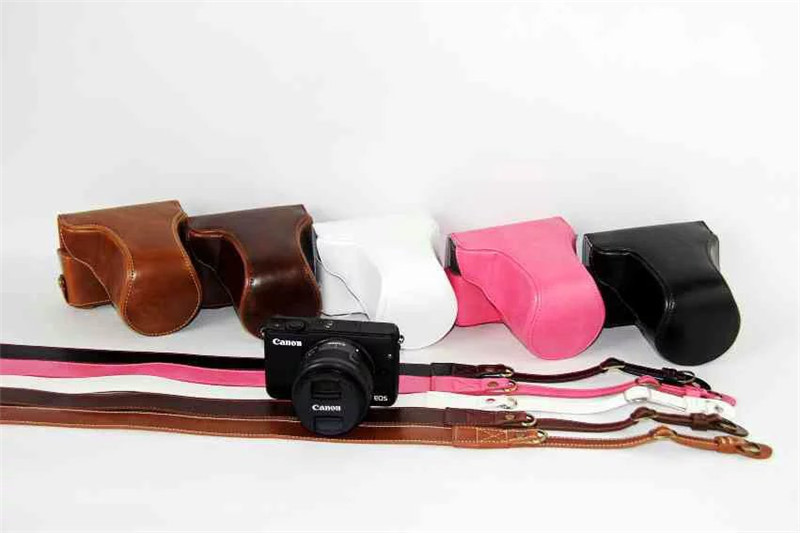 カメラ用の高級PUレザーケース,一体型プロテクター,レンズ保 - Luxury Bags Video のレビューと価格