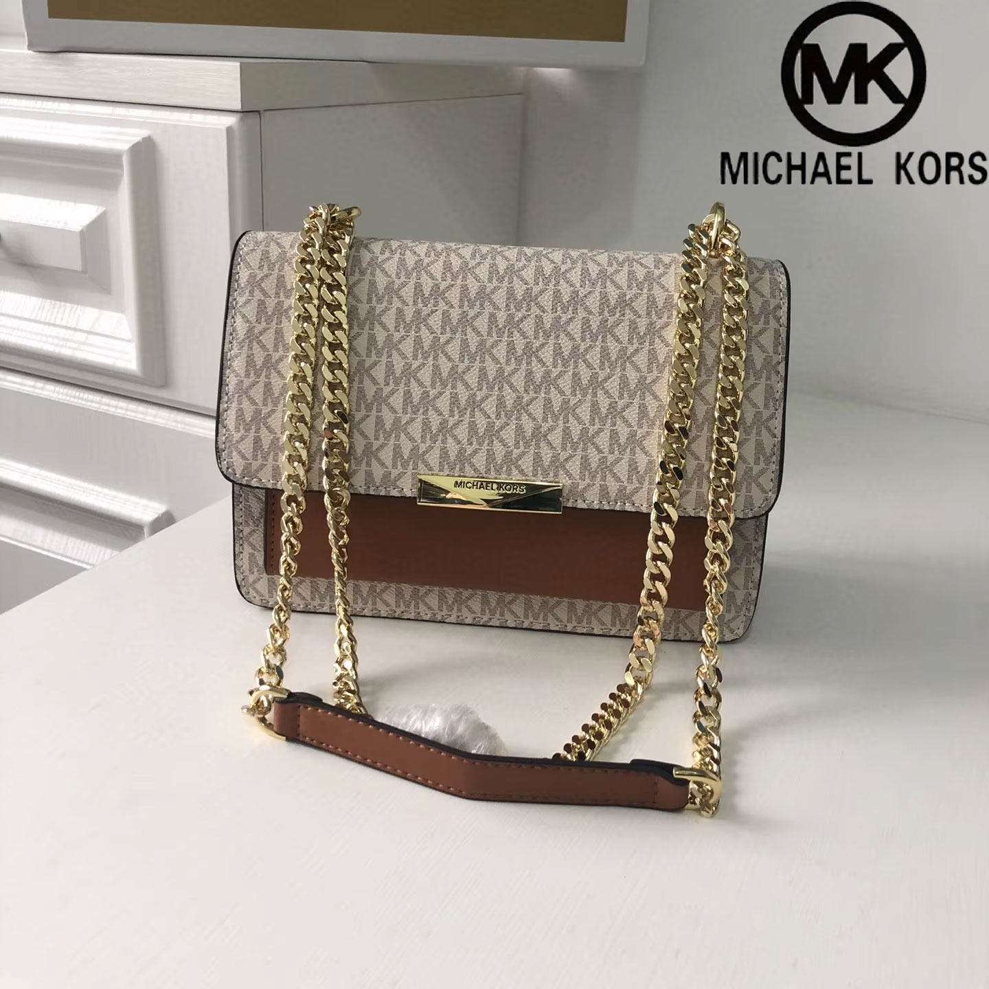 新品の高品質マイケル・コース女性用高級デザイナーショルダーバ - Luxury Bags Michael Kors のレビューと価格