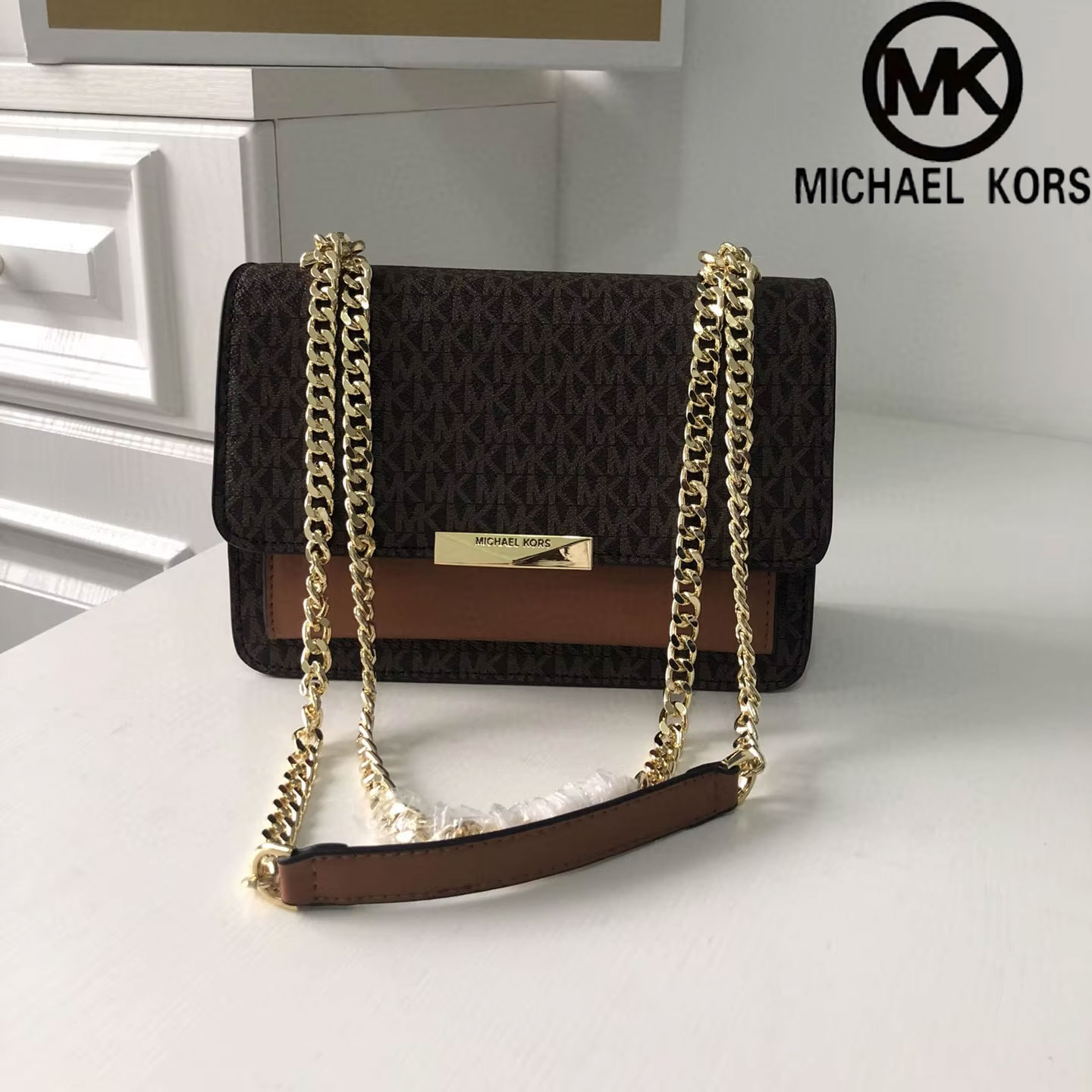 新品の高品質マイケル・コース女性用高級デザイナーショルダーバ - Luxury Bags Michael Kors のレビューと価格