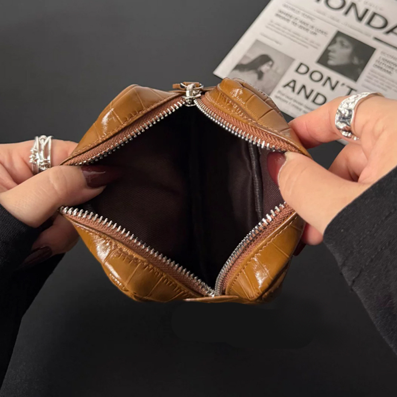 高級本革ジップコインケース クロコダイル柄牛革財布 口紅コス - Luxury Ziploc Bags のレビューと価格