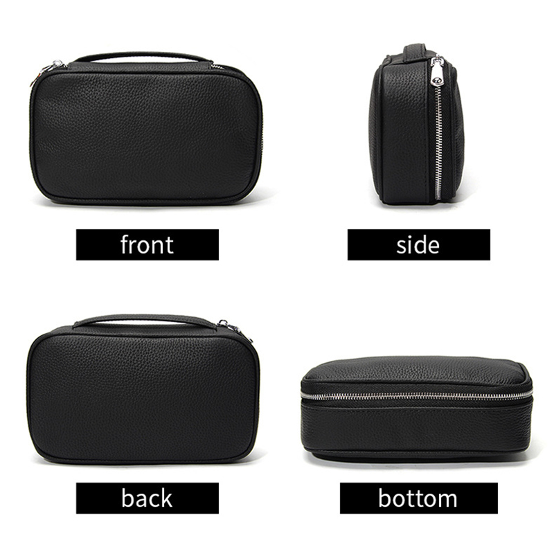 牛革旅行大容量 DIY 名入れ化粧品バッグジップ高級シンプル - Luxury Ziploc Bags のレビューと価格