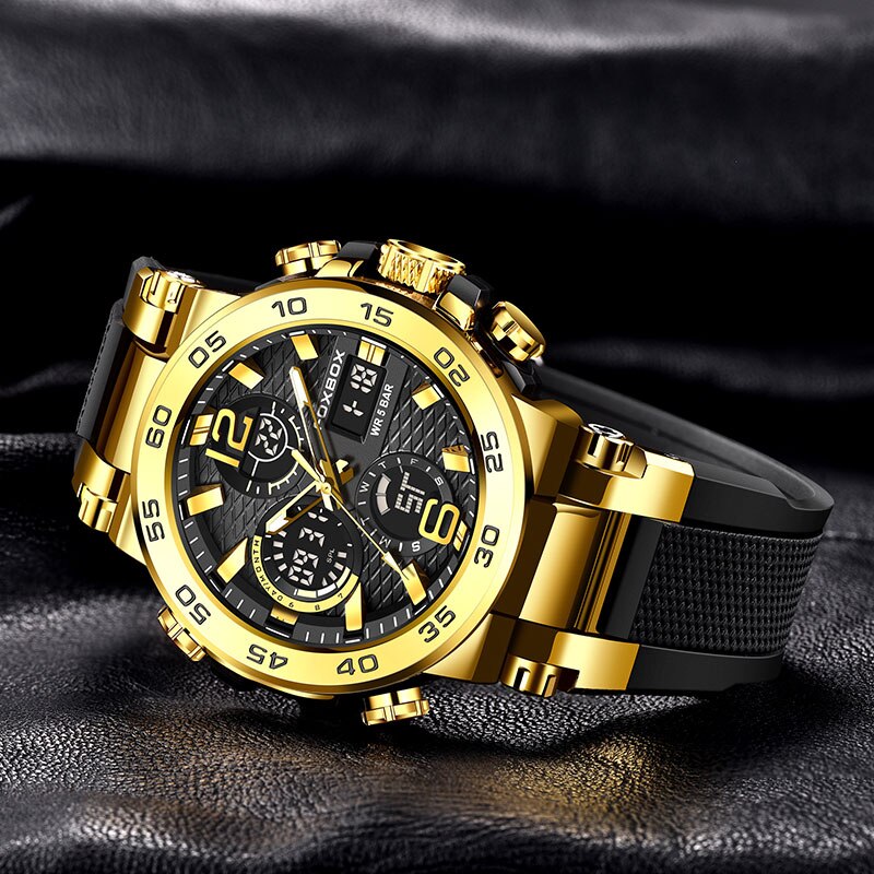 Foxboxビジネス時計男性ファッションダイバーウォッチ男性 - Luxury Bags Brands List のレビューと価格