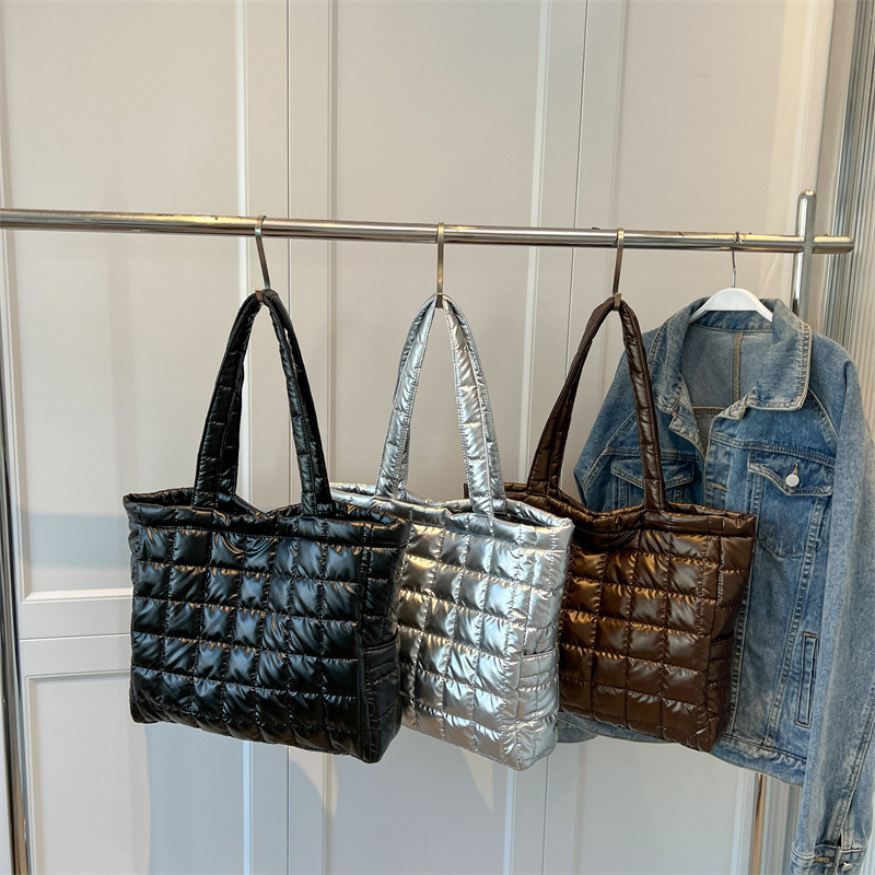 ホットセール冬スペースコットントートバッグ、女性大容量パッド - Luxury Bags In Sale のレビューと価格