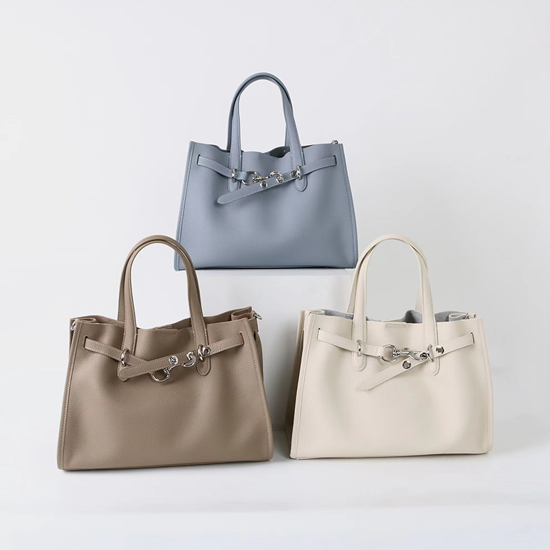 高級ブランドシルバーバックル女性バッグ本革ハンドバッグ女性シ - Luxury Bags With Silver Hardware のレビューと価格