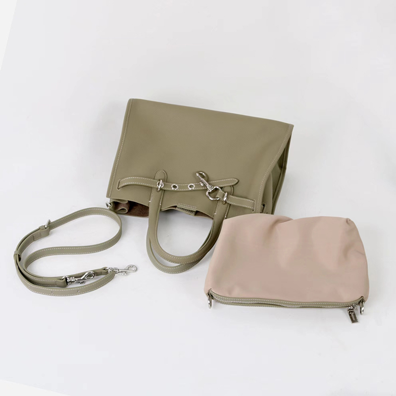 高級ブランドシルバーバックル女性バッグ本革ハンドバッグ女性シ - Luxury Bags With Silver Hardware のレビューと価格